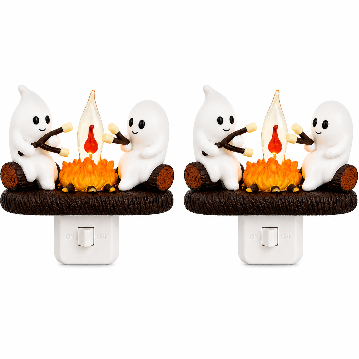 🔥 Last Day 50% OFF 👻 Ghost Campfire LED Night Light - Cozy Flickering Wall Flame
