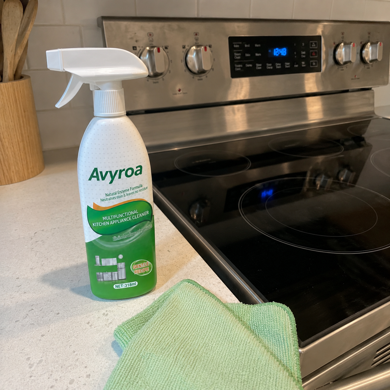Customer kitchen cleaning photo