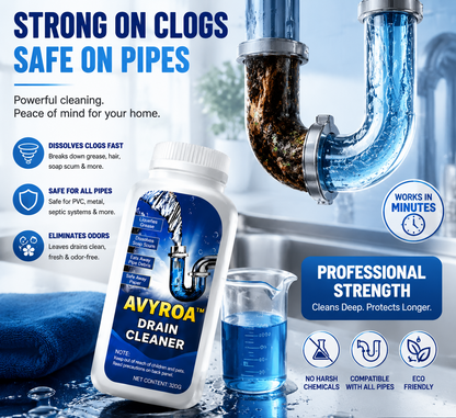 Foaming Drain Cleaner: Dissolves 200+ Clogs & Kills 99% Bacteria