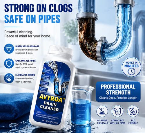 Foaming Drain Cleaner: Dissolves 200+ Clogs & Kills 99% Bacteria
