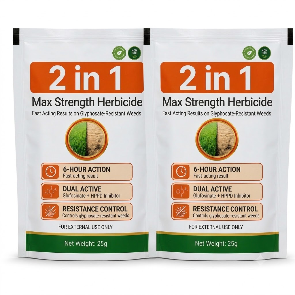 💥LAST DAY SALE 60% OFF💥Stop Tough Weeds Fast — 2-in-1 Max Strength Herbicide for Glyphosate-Resistant Growth