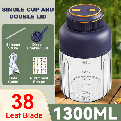 🍹 50% OFF NOW! 🔋 Multifunctional Portable Wireless Juicer Cup – Cordless, Rechargeable & Perfect for Fresh Juice Anywhere 🧃