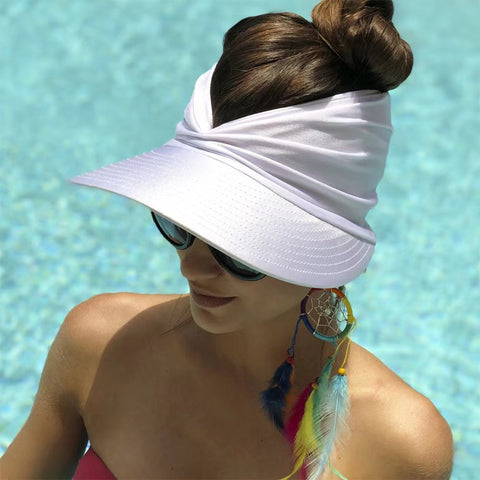 🔥 Summer Hot Sale 67% OFF💕UPF 50+ Sun Visor Ponytail Hat