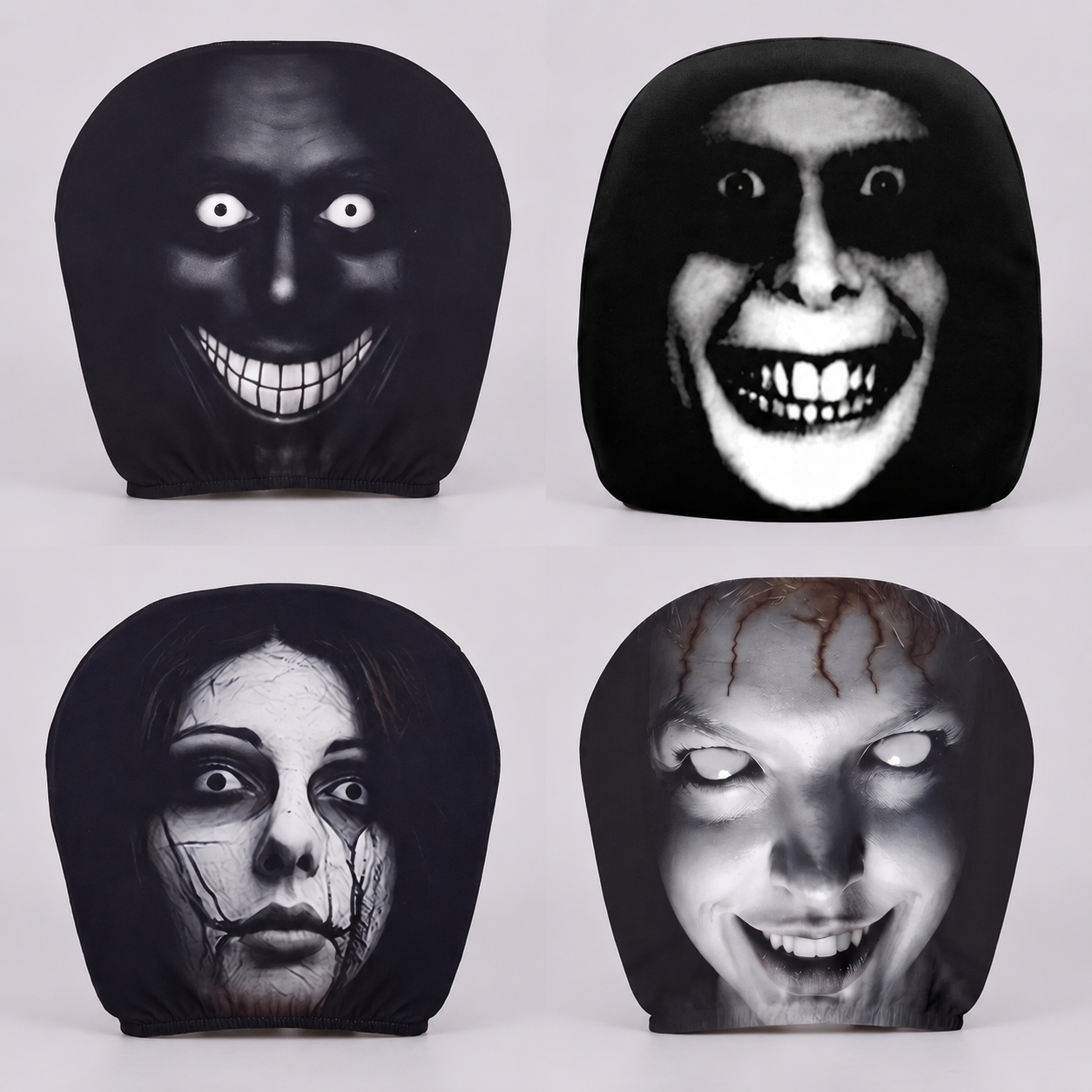 Budevia™A Pair Phantom Headrest Covers