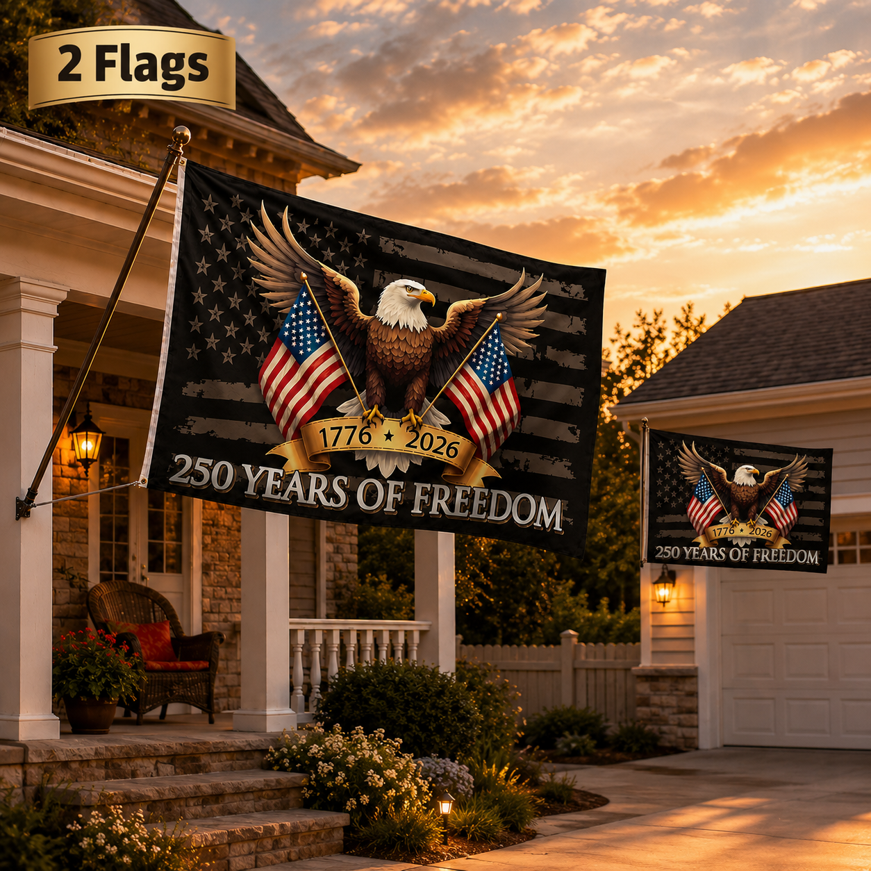 🔥 Limited-Time 250th Anniversary Deal 🎉 Celebrate 250 Years of Freedom With A Flag That Stands Out 🦅