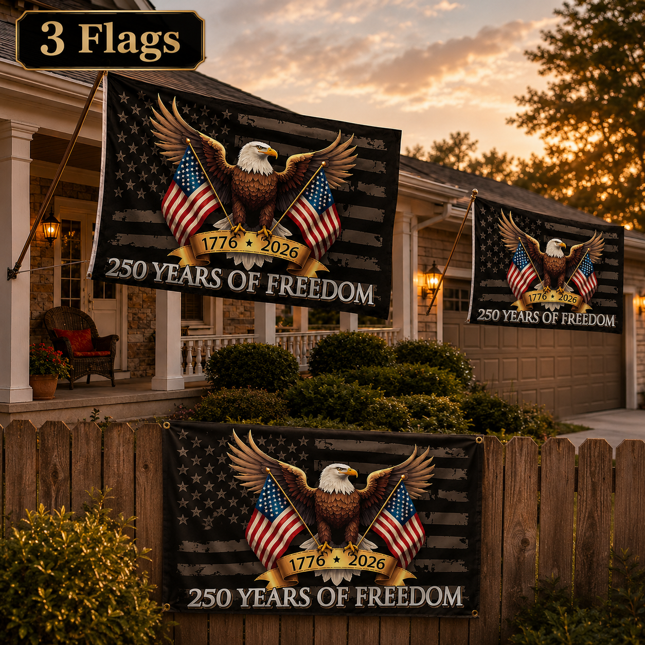 🔥 Limited-Time 250th Anniversary Deal 🎉 Celebrate 250 Years of Freedom With A Flag That Stands Out 🦅