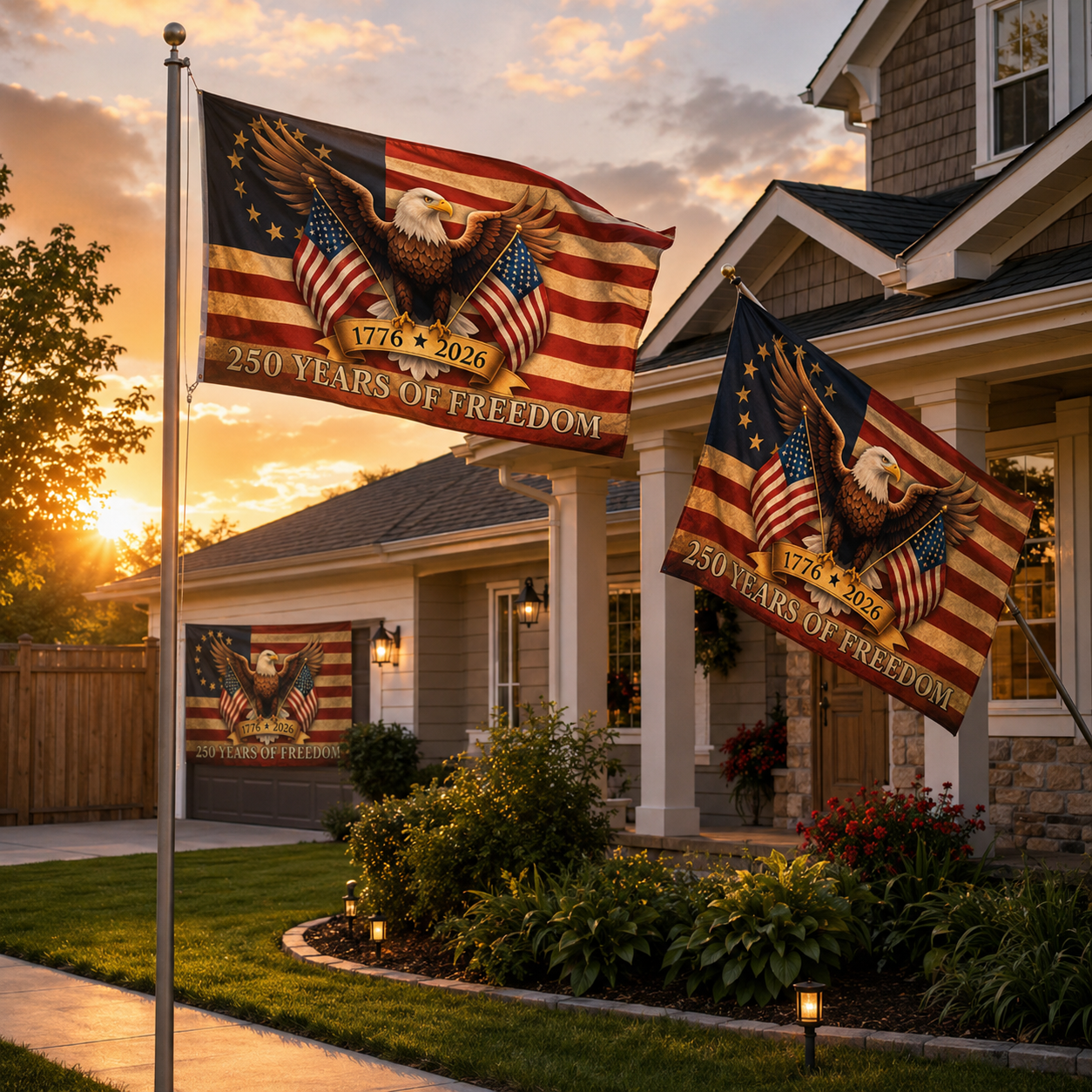 🔥 Limited-Time 250th Anniversary Deal 🎉 Celebrate 250 Years of Freedom With A Flag That Stands Out 🦅