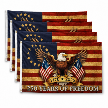 🔥 Limited-Time 250th Anniversary Deal 🎉 Celebrate 250 Years of Freedom With A Flag That Stands Out 🦅