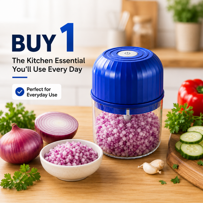 🔥Last Day 60% OFF — Cordless Multifunctional Mini Chopper with 4 Sharp Blades(📦Free Shipping)
