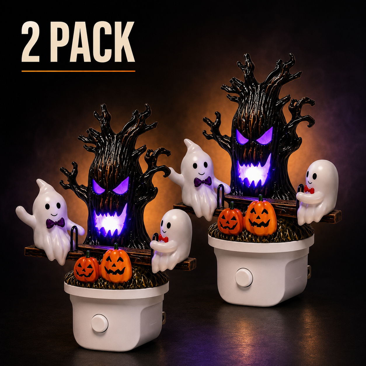 🔥Last Day 50% OFF🎃👻Animated Seesaw Ghost Plug In LED Night Light