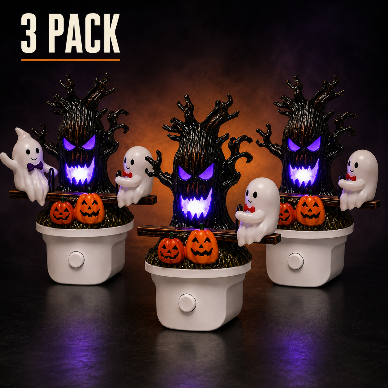 🔥Last Day 50% OFF🎃👻Animated Seesaw Ghost Plug In LED Night Light