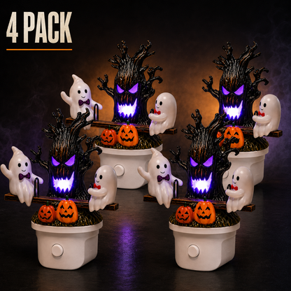 🔥Last Day 50% OFF🎃👻Animated Seesaw Ghost Plug In LED Night Light