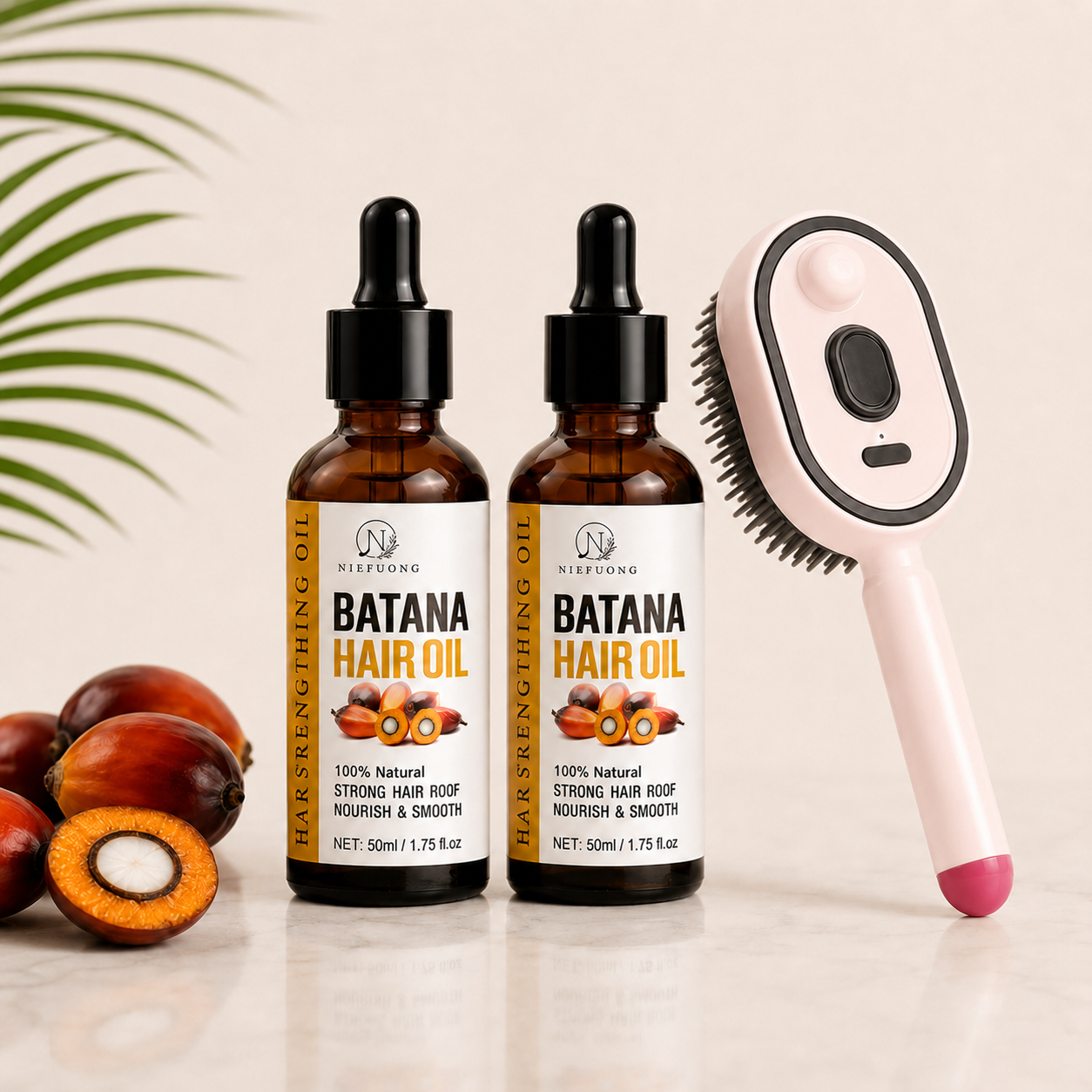 💜 New for 2026 · 60% Off 💜 3-in-1 Hydrating Mist & Scalp Massage Brush