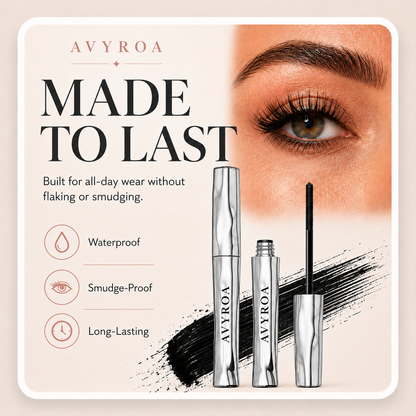 💜 Buy 1 Get 1 Free Today! Waterproof Mascara for Instant Length, Curl & Volume