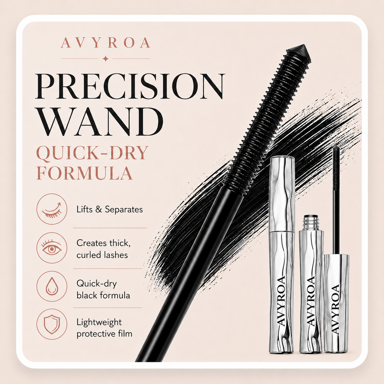 💜 Buy 1 Get 1 Free Today! Waterproof Mascara for Instant Length, Curl & Volume