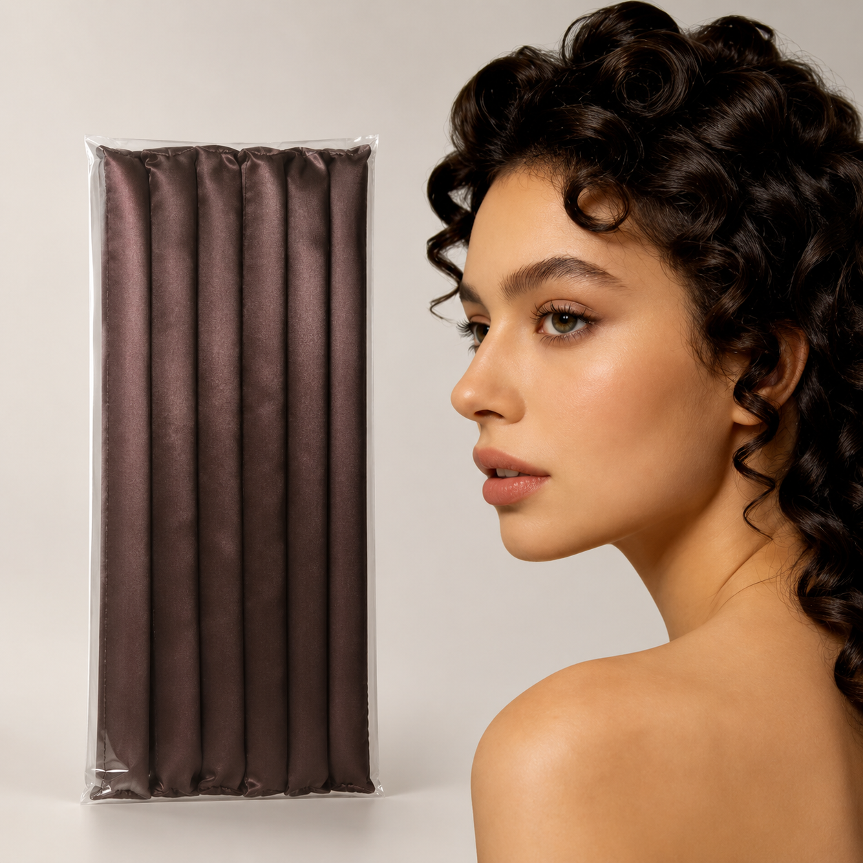 Satin Heatless Curling Set