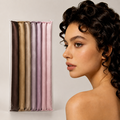 Satin Heatless Curling Set