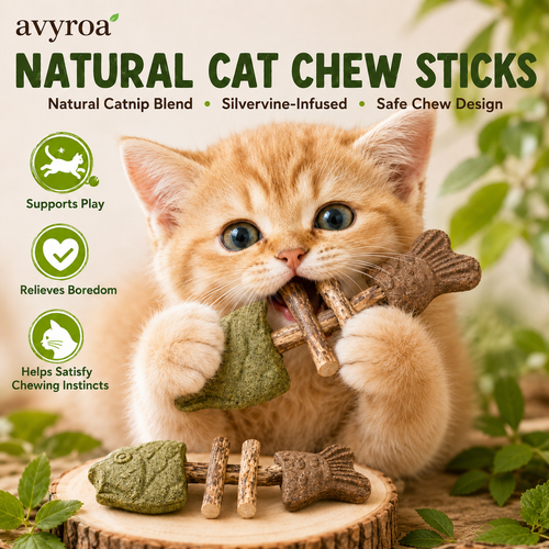 💥LAST DAY SALE 63% OFF💥 Avyroa™ Catnip & Silvervine Chew