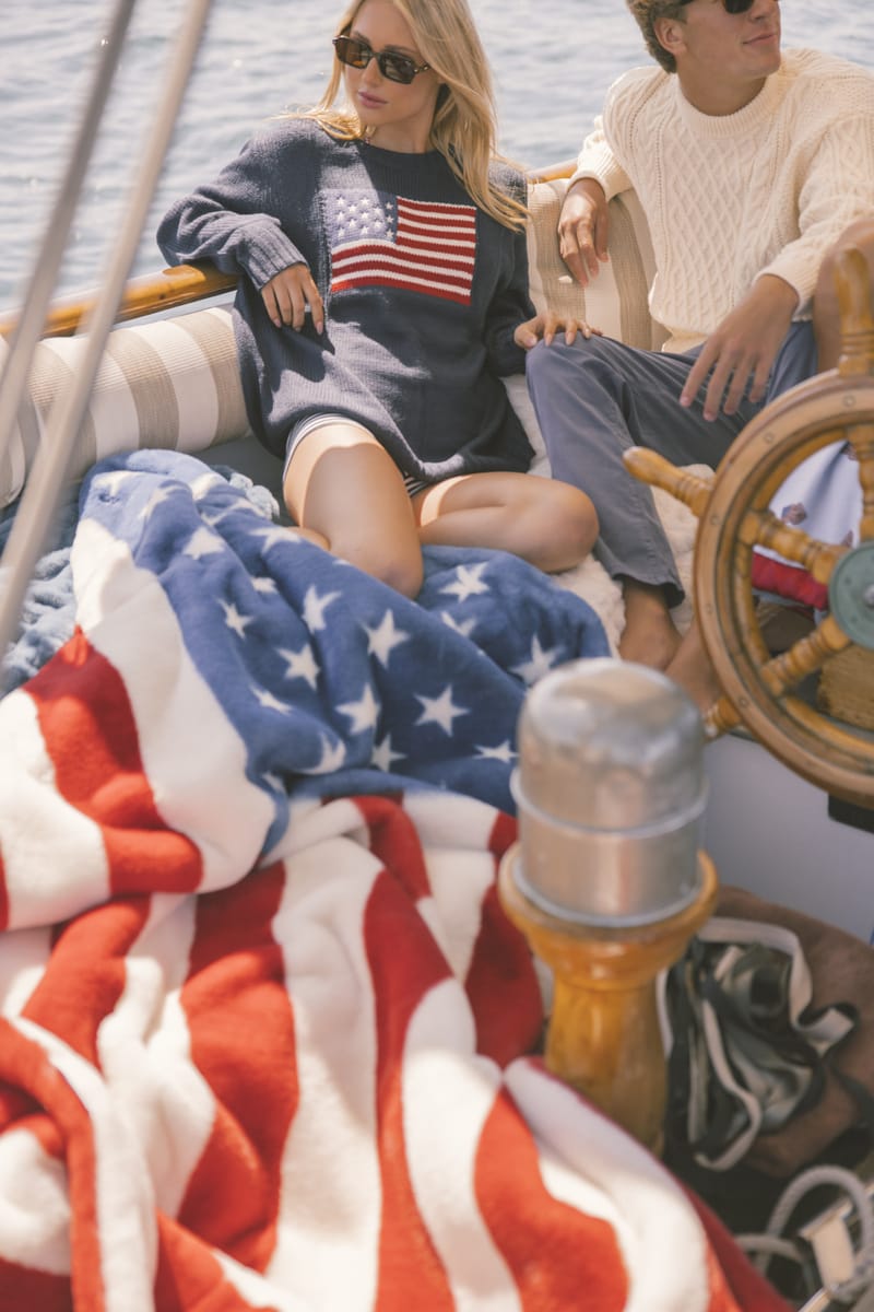 Lush Flag Blanket
