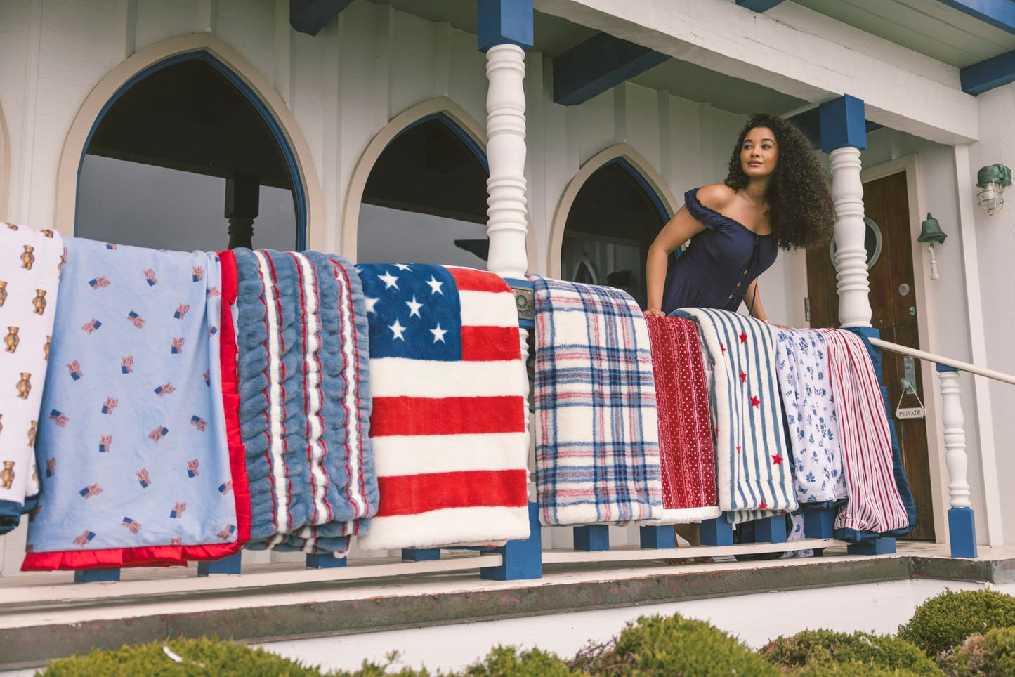 Lush Flag Blanket