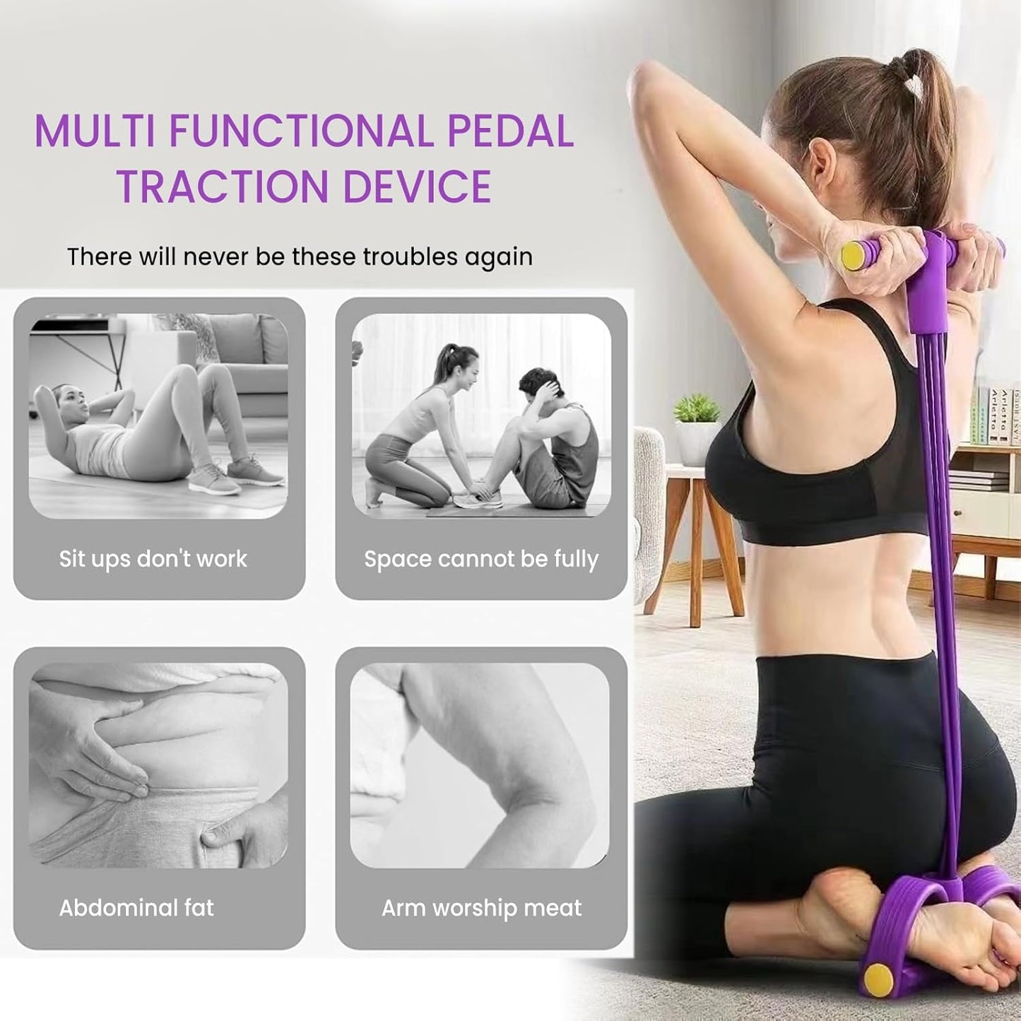 🔥2026 Hot Sale 50% OFF✨ 8-Tube Pedal Exerciser
