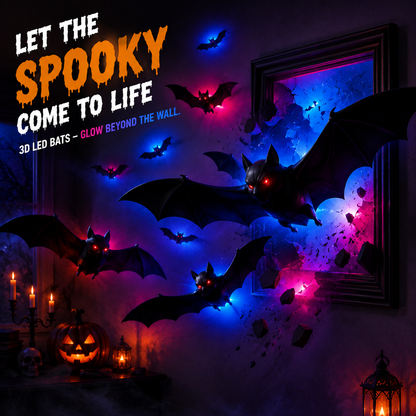 Bat lights Instant Halloween Atmosphere—No Complicated Setup
