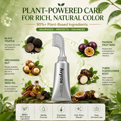 🔥Last Day 50% OFF! Avyroa® 2-in-1 Hair Color Comb — Easy, Natural-Looking Gray Coverage(📦Free Shipping)