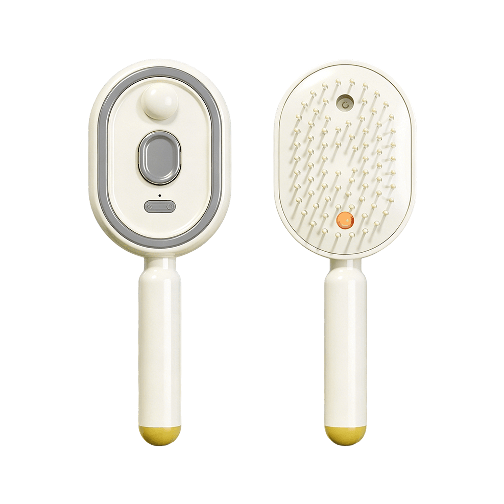 💥3-in-1 Mist Hair Brush – Smooth Frizz, Knots & Dry-Looking Hair Fast