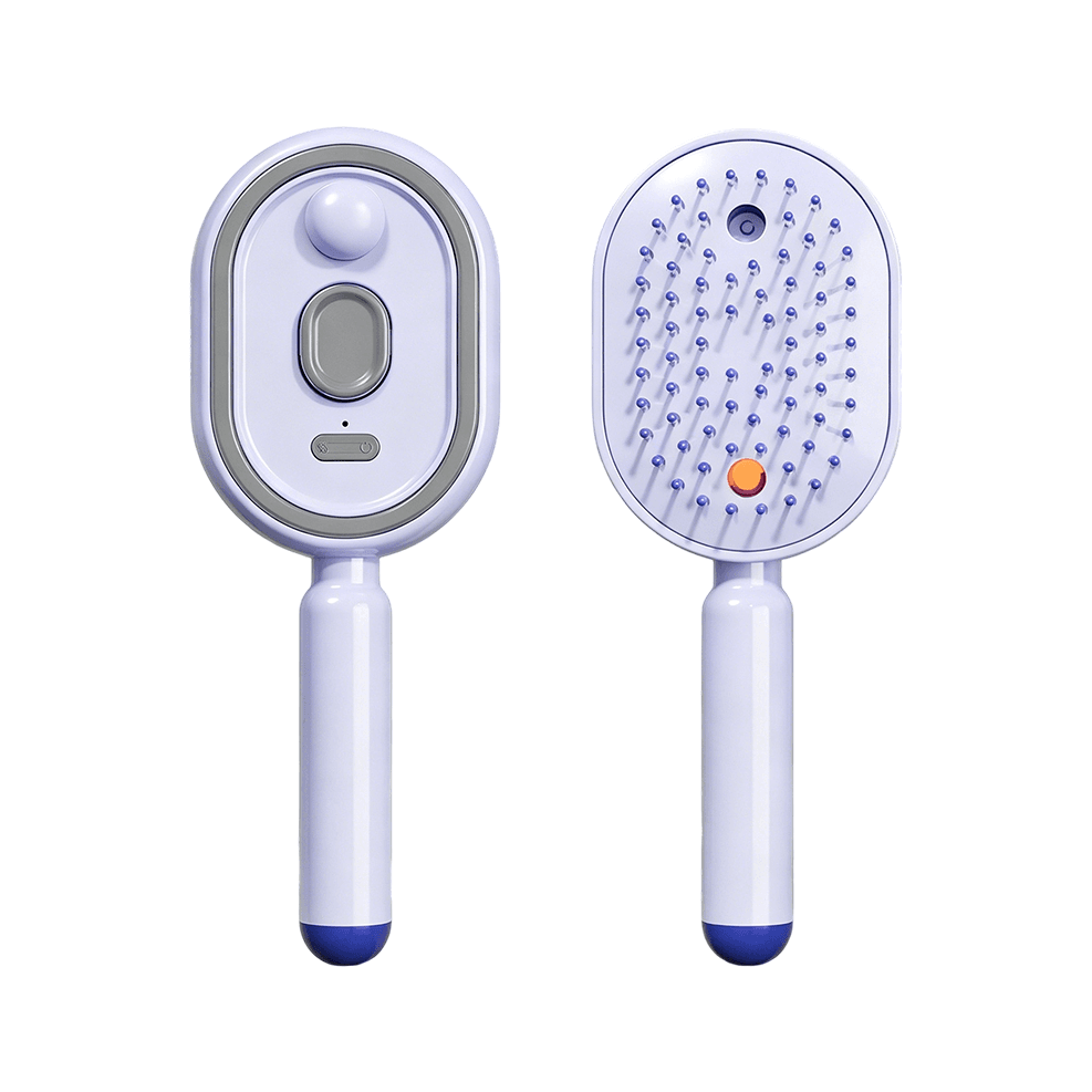 💥3-in-1 Mist Hair Brush – Smooth Frizz, Knots & Dry-Looking Hair Fast