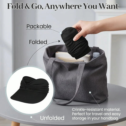 🔥 Summer Hot Sale 67% OFF💕UPF 50+ Sun Visor Ponytail Hat
