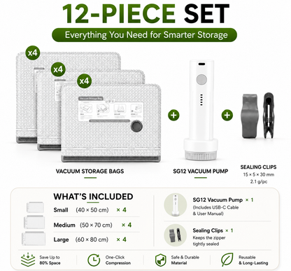 🔥 Hot Summer Sale 49% OFF🔥Vacuum Storage Bags with Cordless Pump