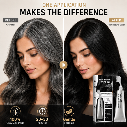 🔥Last Day 50% OFF! 2026 New Avyroa® 2-in-1 Hair Color Comb — Easy, Natural-Looking Gray Coverage(📦Free Shipping)