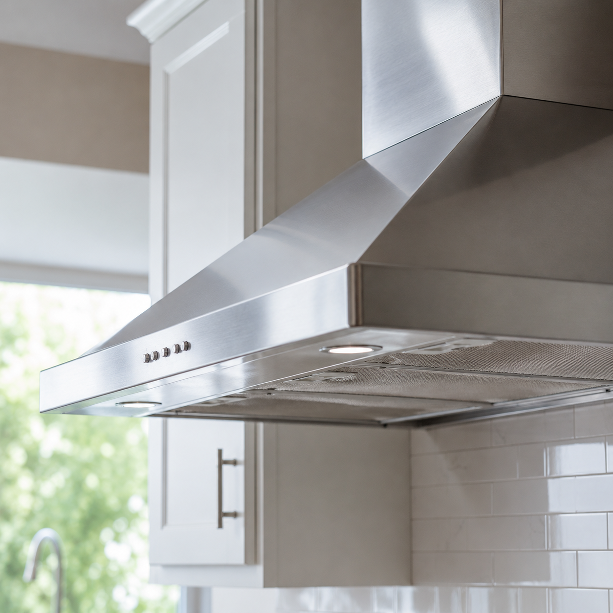 Clean range hood after