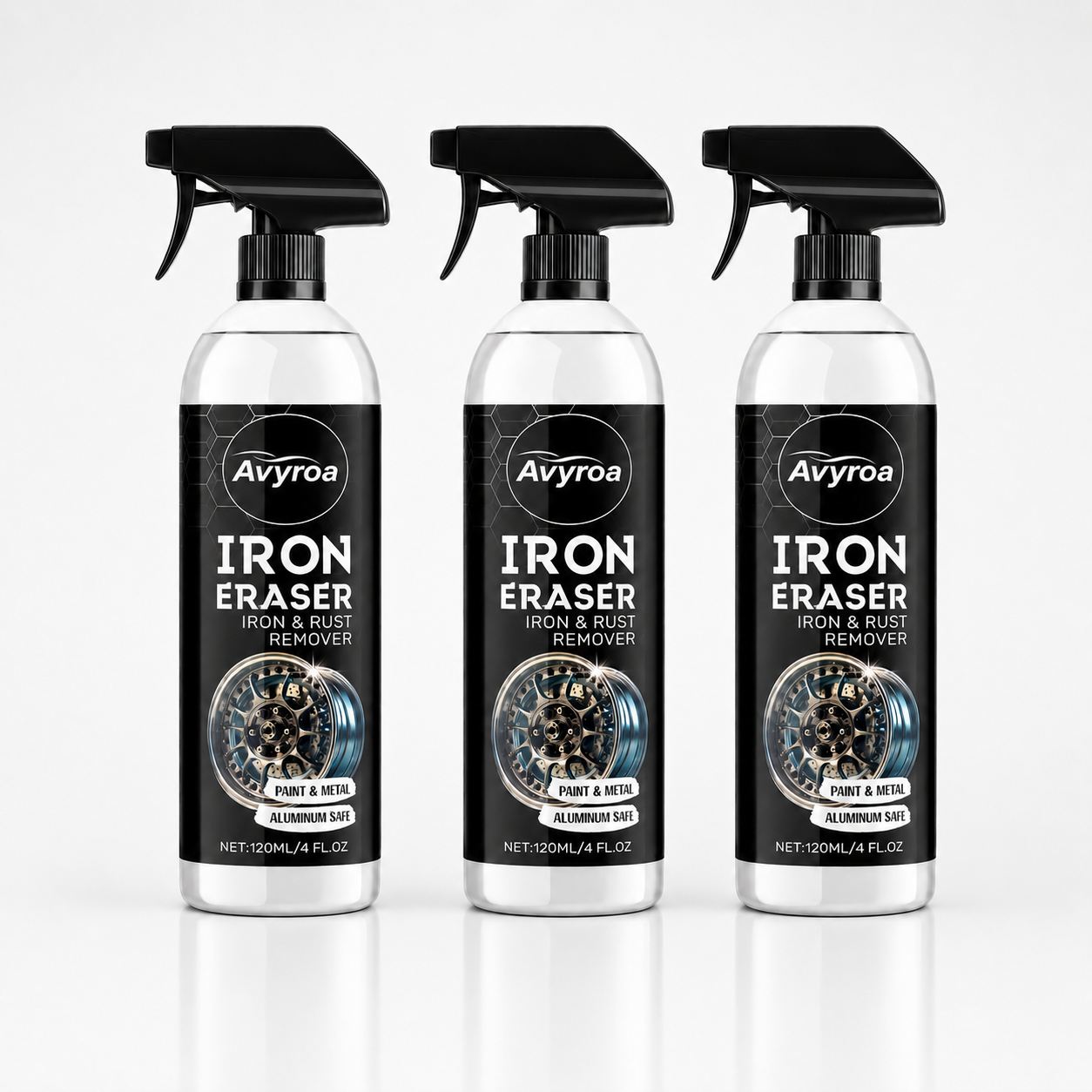 3 bottles Avyroa Iron Eraser