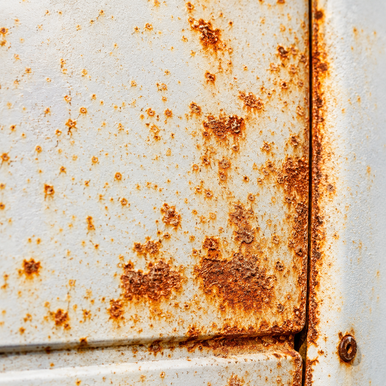 Orange rust spots