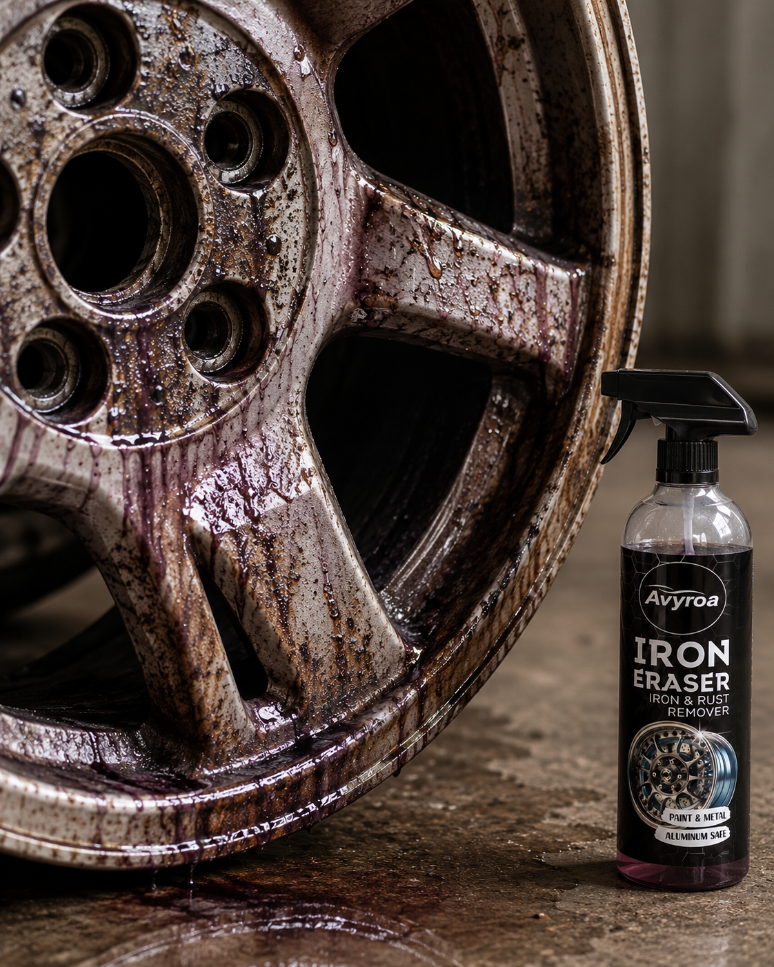 Spray rust remover