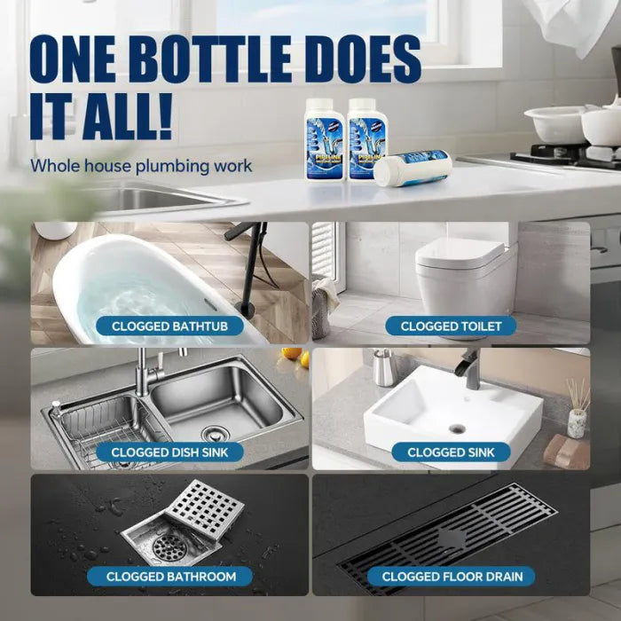 Foaming Drain Cleaner: Dissolves 200+ Clogs & Kills 99% Bacteria