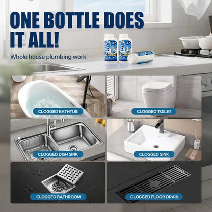 Foaming Drain Cleaner: Dissolves 200+ Clogs & Kills 99% Bacteria