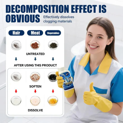 Foaming Drain Cleaner: Dissolves 200+ Clogs & Kills 99% Bacteria