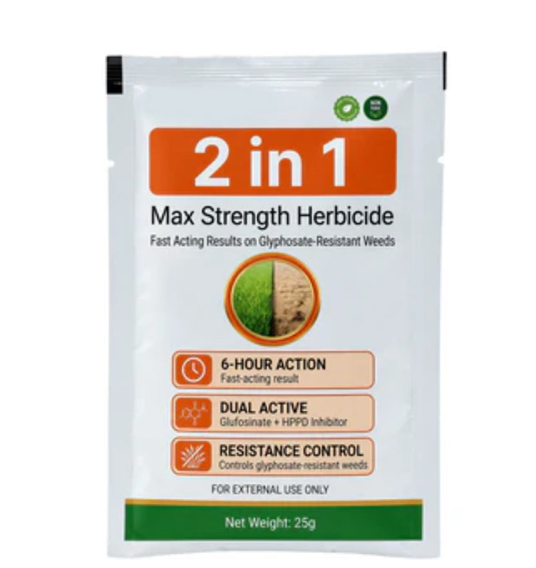 💥LAST DAY SALE 60% OFF💥Stop Tough Weeds Fast — 2-in-1 Max Strength Herbicide for Glyphosate-Resistant Growth